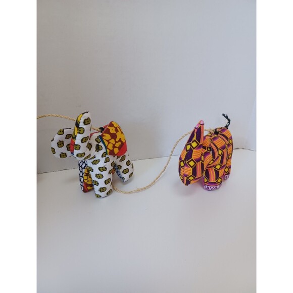 African Stuffed Animal Baby Mobile Elephant Rhino Zebra Giraffe‎ - Picture 5 of 6